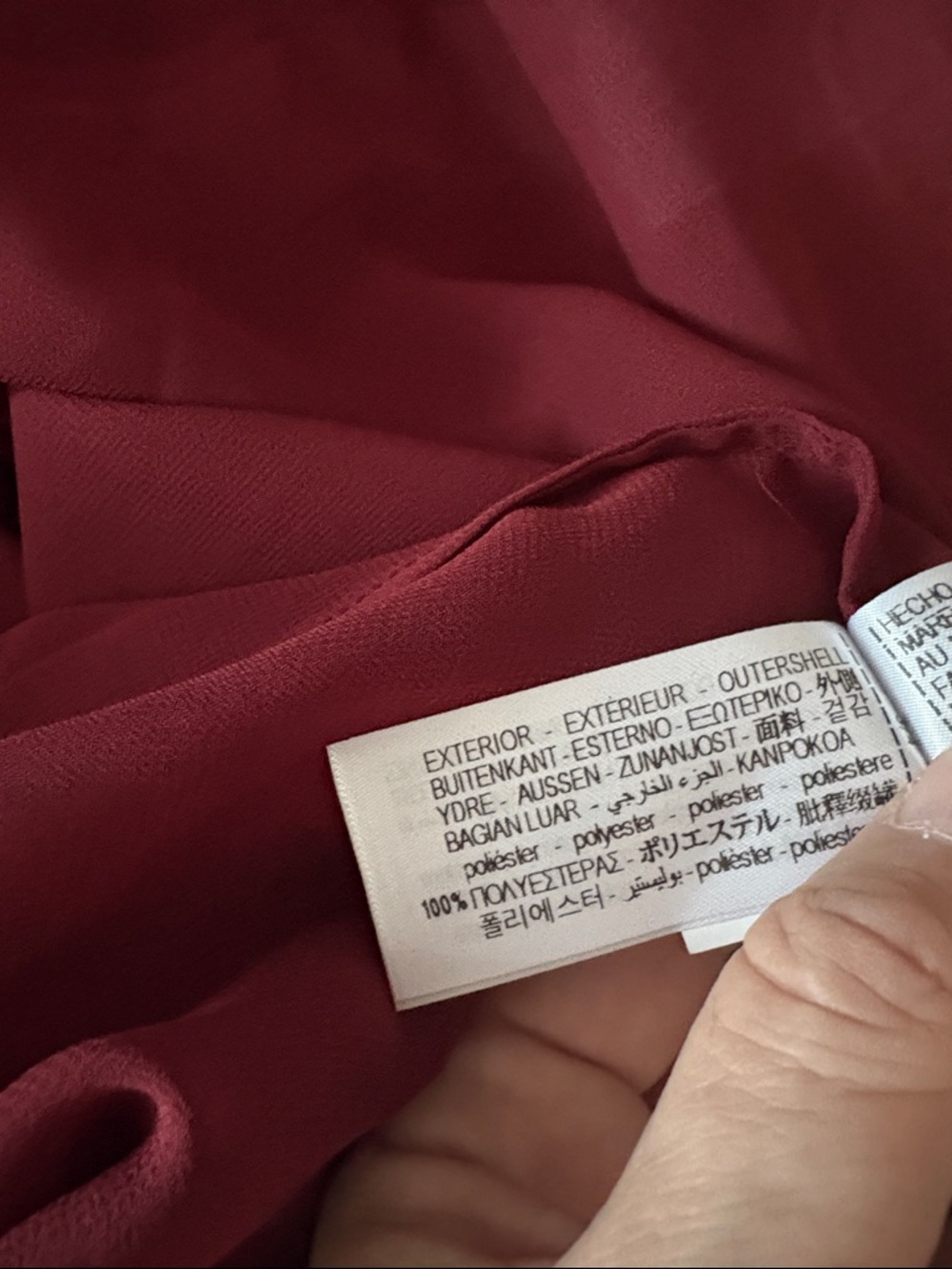Zara Pink and Burgundy  midi skirt - Picture 7 of 7
